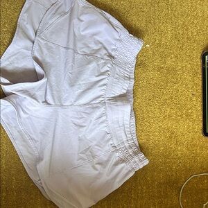 Lilac/light purple lululemon shorts! New! Size 10